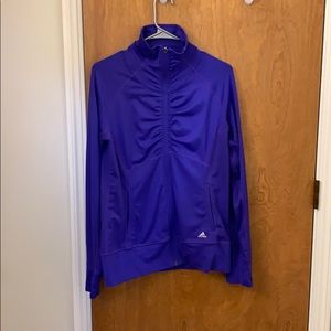 Adidas purple climalite jacket